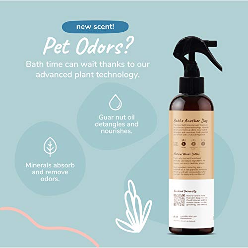 kin+kind Dog Deodorizing Spray - Safe, Natural, & Easy to Use Pet Odor Eliminator - Premium Dog Detangler Spray Formula Made w/Aloe - Dog Deodorizer for Smelly Dogs Made in The USA (12 fl oz) - Image 2