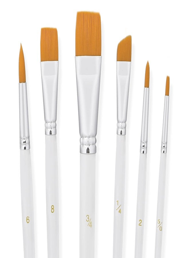 Hariendny Cake Painting Brushes Set 6 Pcs Cake Decorating Brushes Food Safe Paint Brushes Tools Soft Cookie Painting Brushes for Cookie Cake Decoration - Image 1
