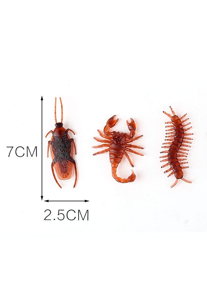 Cooplay 30Pcs Vintage Mock Fake Plastic Centipede Scolopendra Roach Scorpion Insects Joke Toys Prank Scary Trick Bugs For Party - Image 2