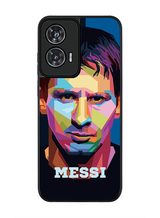 Stylizedd For Motorola Edge 50 Fusion 5G Case,Slim fit Camera Protection, Shockproof Thin Phone cover  - Poly Messi - Image 1