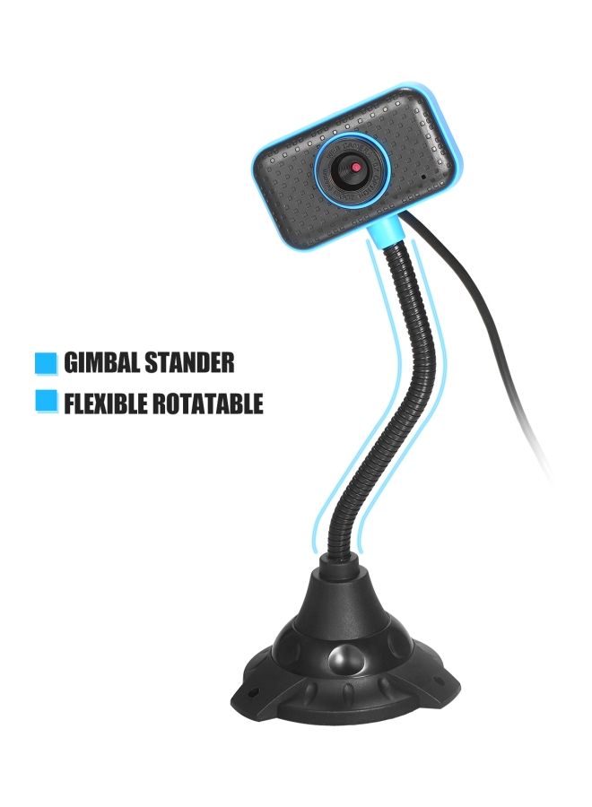 NIBEMINENT HD Webcam Black/Blue  - Image 3