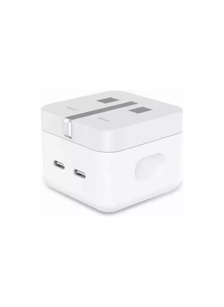 Generic - 35W USB C Plug Fast Charger, Dual USB C Port Power Adapter PD 3.0 Wall Charger Compatible With iPhone 13/13 Pro/13 Pro Max/12/11/SE 3, iPad Pro Air Pods Pro, - Image 1