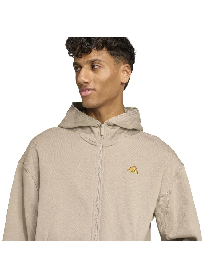 Adidas M Fn Hoodie Beige Hooded Track Top Track Tops For Men