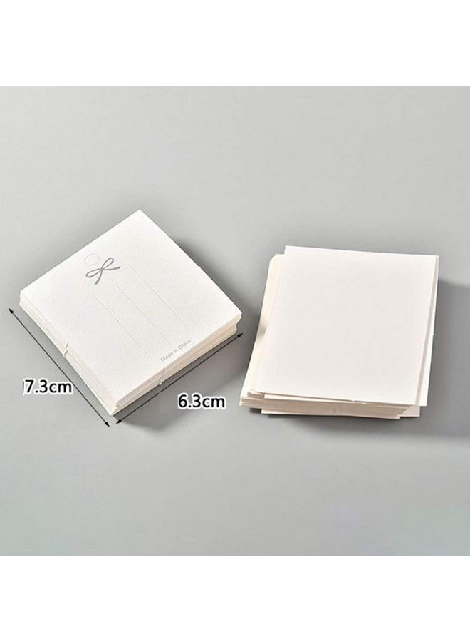 GSHLLO 100 قطعة بطاقات عرض دبابيس الشعر البيضاء على شكل bows لملحقات الشعر - Image 5