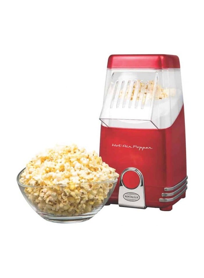 Nostalgia Retro Mini Hot Air Popcorn Maker Red - Image 1