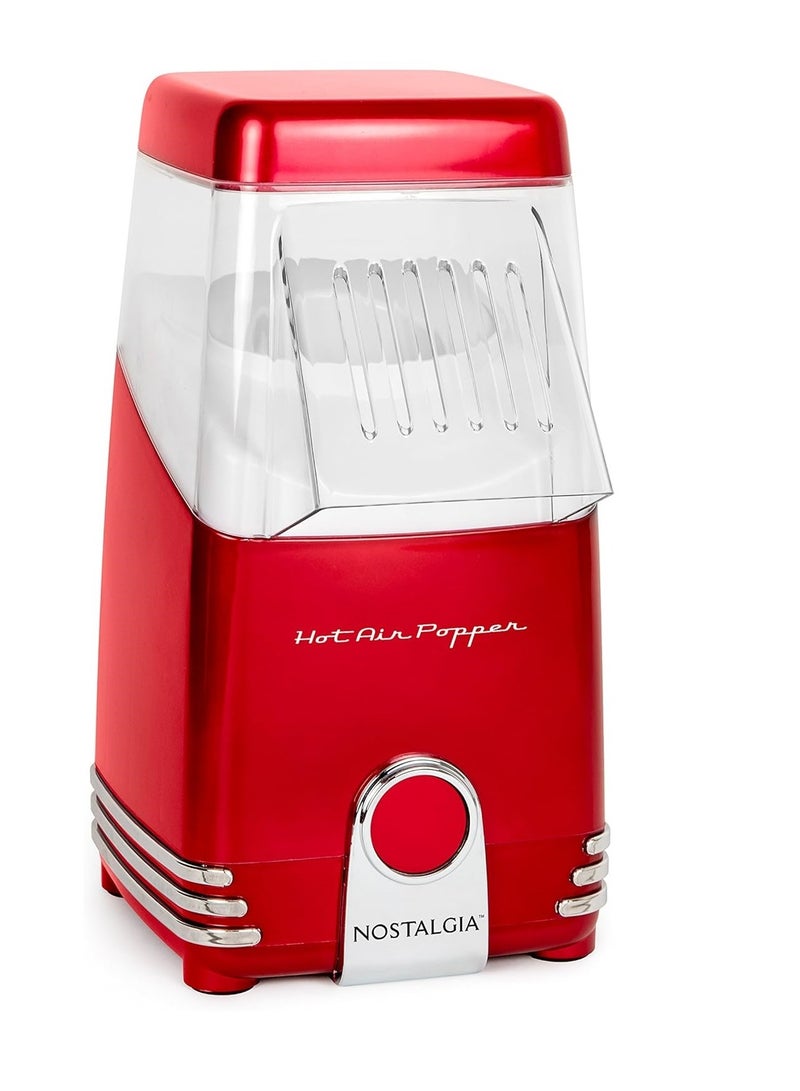 Nostalgia Retro Mini Hot Air Popcorn Maker Red - Image 2