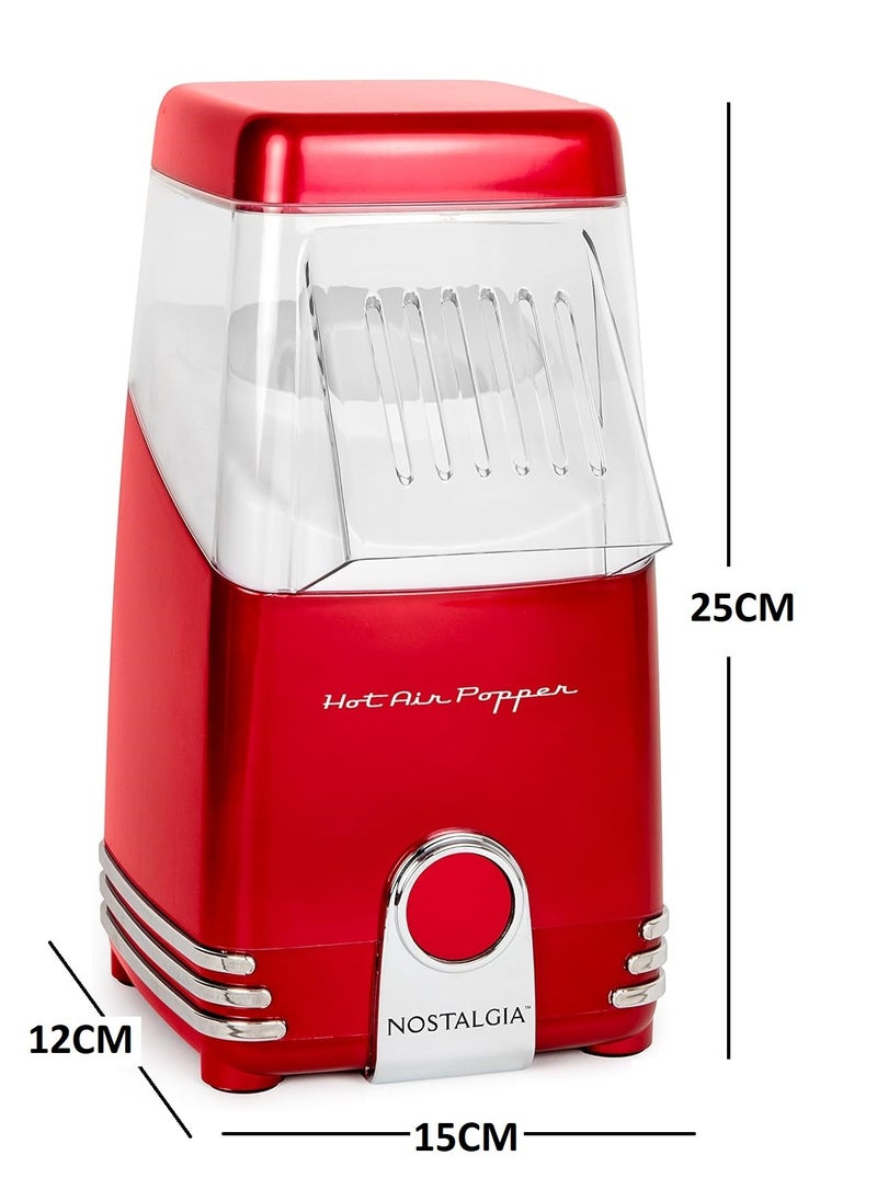 ماكينة صنع الفشار بالهواء الساخن الصغيرة من نوستالجيا ريترو باللون الأحمر - pzsku/Z72251946EC7E45734B38Z/45/_/1732697756/a6809dc6-e2e6-4a57-98fd-8595cea3b175