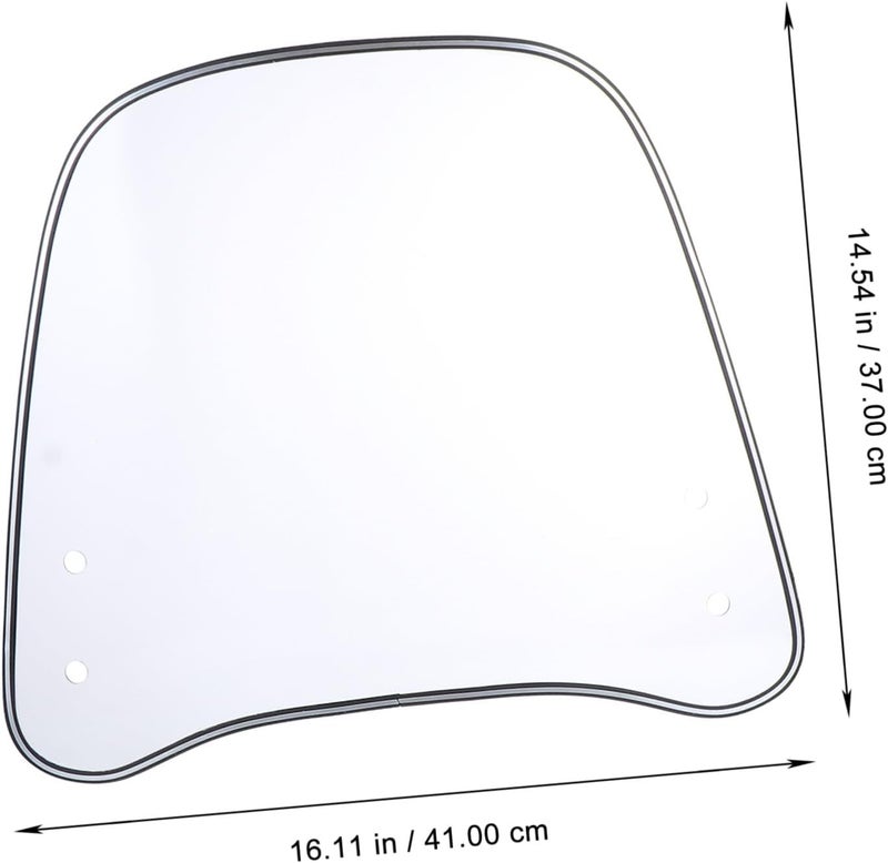 Easy hand assemble compatible Cabilock Clear Windshield Windproof Protector for Motorcycle and Electric Vehicle Durable Glass Material Cold Resistant Transparent Windshield with High Definition Fits Motorcycles and Market diverse application fit Simple upgraded construction Local supply chain stock Wear resistant Seasonal & permanent compatible All storage type compatible Good ventilation Ergonomic build Gulf climate tested upgraded quality All-round applied quality Trendy budget practical design Multi-price design picks Sufficient order stock General standard crafted Matte anti slip finish Wide range usage design Local & cross border ship compatible Upgraded general material Multiple sizes Moisture proof All user group compatible Cleaner resistant Protective coating Locally packed stock - Image 2
