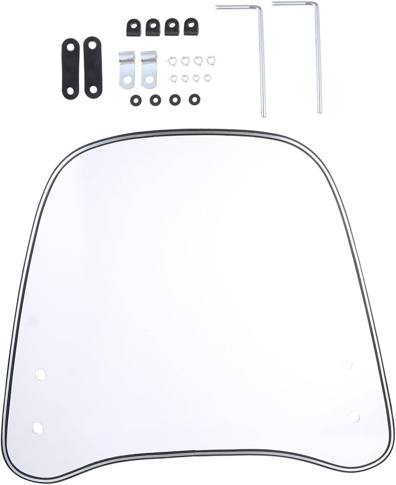 Easy hand assemble compatible Cabilock Clear Windshield Windproof Protector for Motorcycle and Electric Vehicle Durable Glass Material Cold Resistant Transparent Windshield with High Definition Fits Motorcycles and Market diverse application fit Simple upgraded construction Local supply chain stock Wear resistant Seasonal & permanent compatible All storage type compatible Good ventilation Ergonomic build Gulf climate tested upgraded quality All-round applied quality Trendy budget practical design Multi-price design picks Sufficient order stock General standard crafted Matte anti slip finish Wide range usage design Local & cross border ship compatible Upgraded general material Multiple sizes Moisture proof All user group compatible Cleaner resistant Protective coating Locally packed stock - Image 1