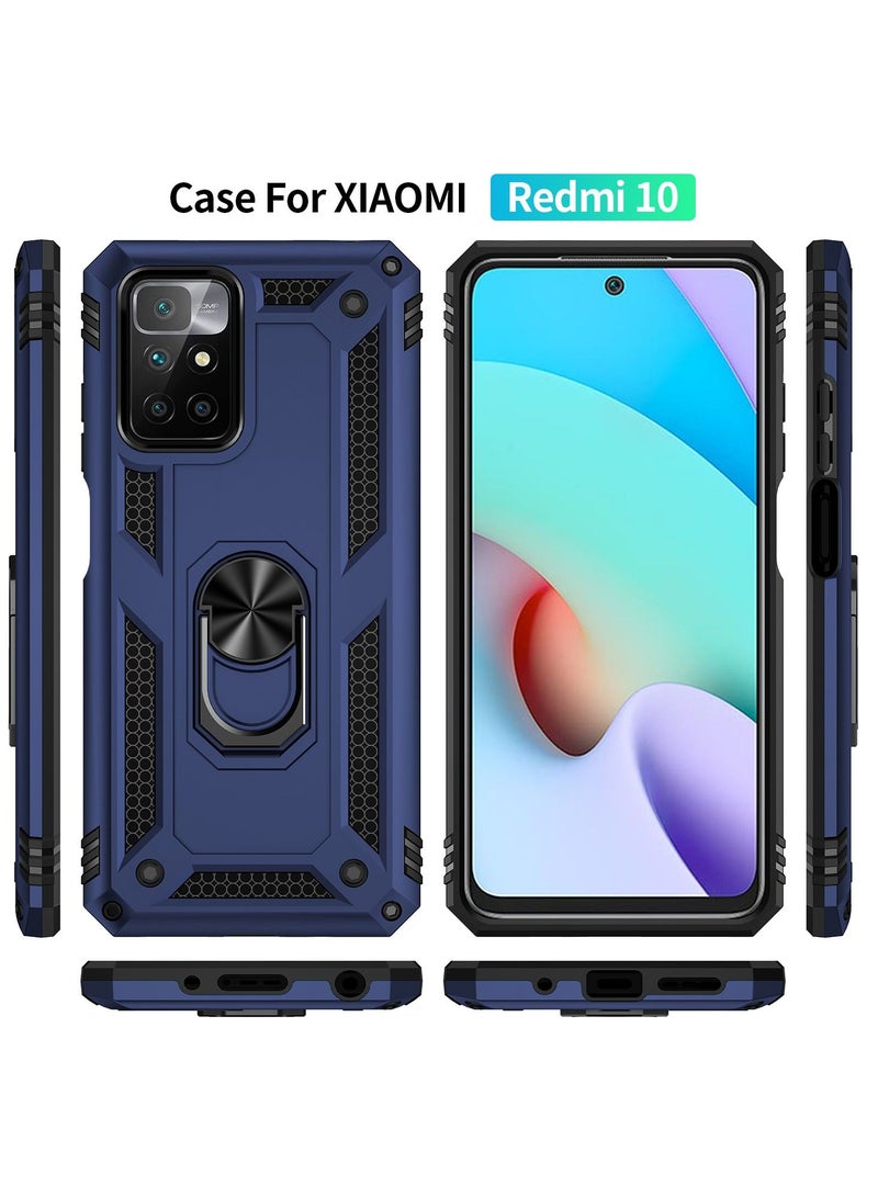 TEAM LUXURY Protective Case Cover For Xiaomi Redmi 10 2022 4G Blue - Image 2