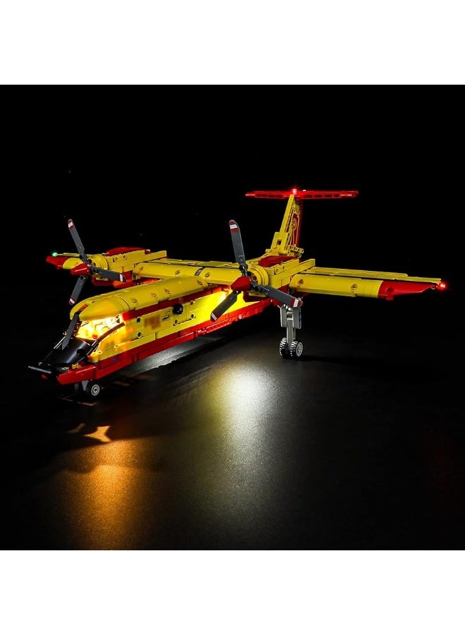 BRIKSMAX BRIKSMAX Led Lighting Kit for LEGO-42152 Firefighter Aircraft - Compatible with Lego Technic Building Blocks Model- Not Include Lego Set  - Image 1