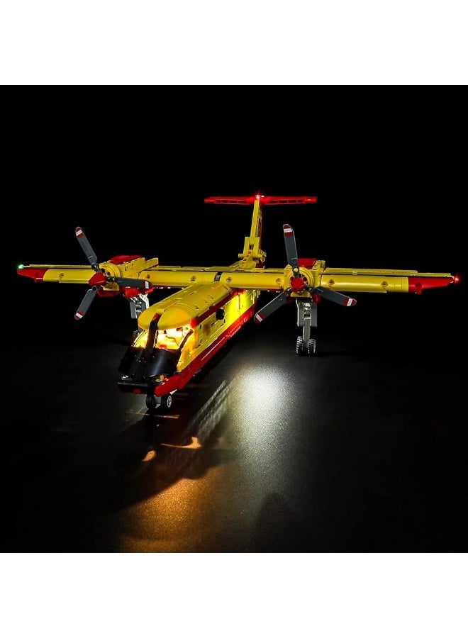 BRIKSMAX BRIKSMAX Led Lighting Kit for LEGO-42152 Firefighter Aircraft - Compatible with Lego Technic Building Blocks Model- Not Include Lego Set  - Image 2