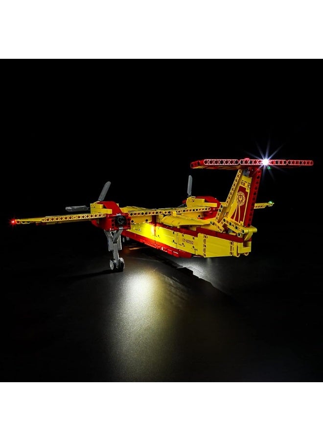 BRIKSMAX BRIKSMAX Led Lighting Kit for LEGO-42152 Firefighter Aircraft - Compatible with Lego Technic Building Blocks Model- Not Include Lego Set  - Image 5