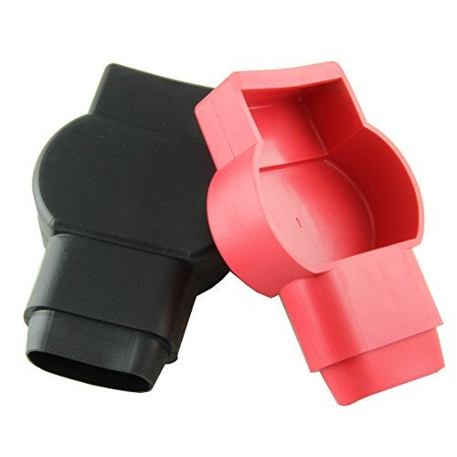 Crimp Supply Cover Set Red and Black for Military Battery Terminals - Image 1