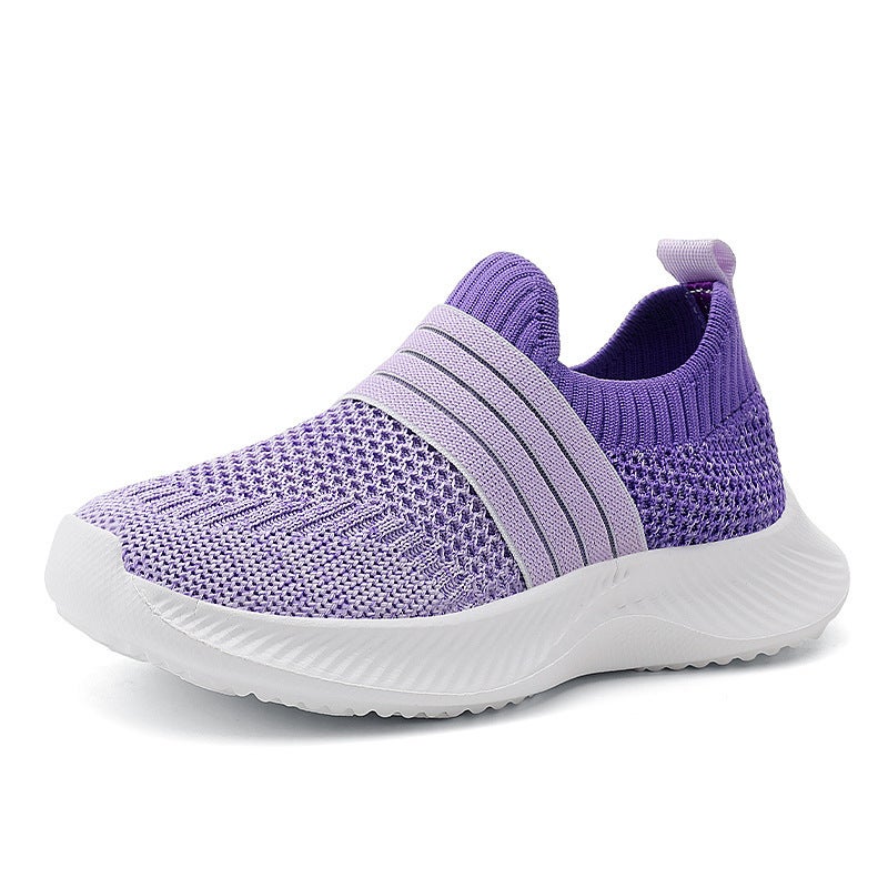 Mesh Sneakers Lightweight Flexible Sole Walking Shoes For Kids Indoor And Outdoor Activities - Image 1