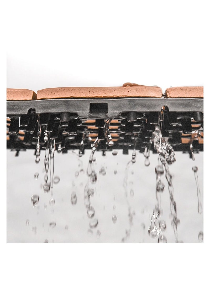 LINGWEI - 6 Pieces Wood Decking Tiles Floor Tiles - Image 1