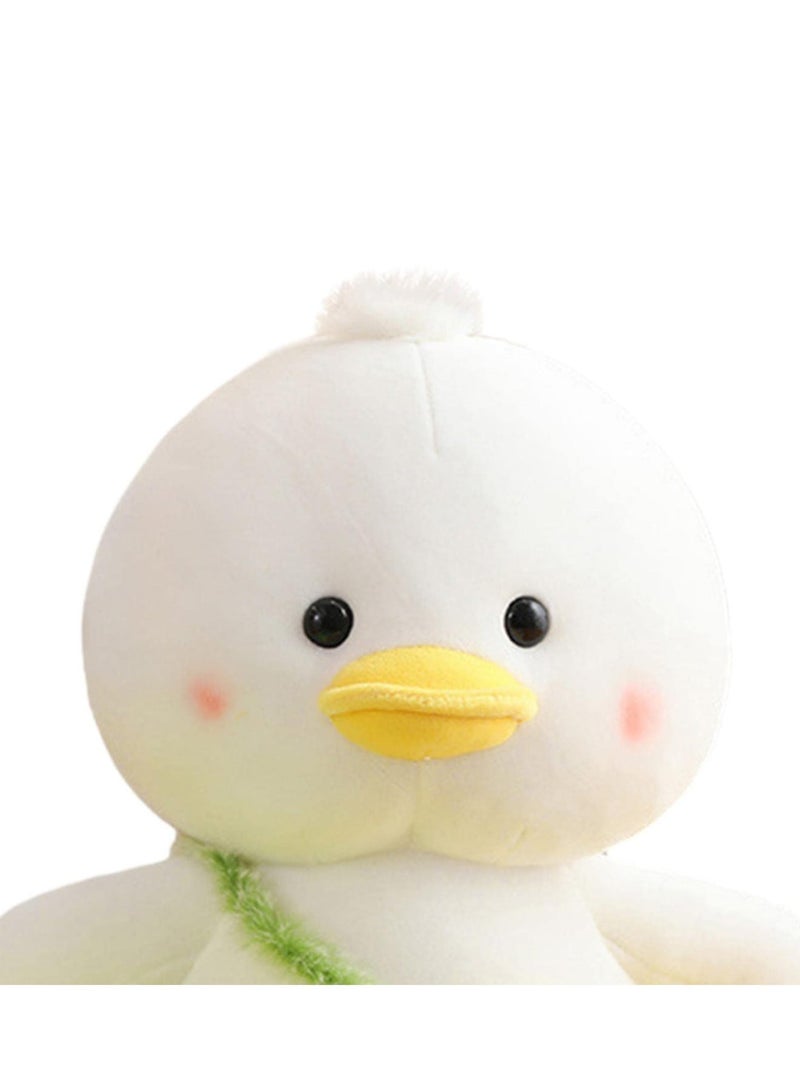 SOLARAE Green Banana Duck Hat Plush Toy, Banana Duck Stuffed Animal, Soft Fluffy Peel Banan Duckling Hugging Cushion Decor for Girls And Boys Hugging Pillow Gifts for Kids (25cm) - Image 2