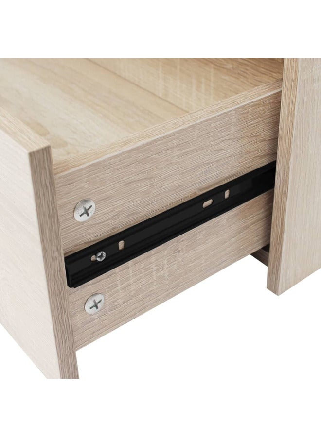 vidaxl Sideboard with 4 Drawers 60x30.5x71 cm Oak Colour 242544 - Image 2