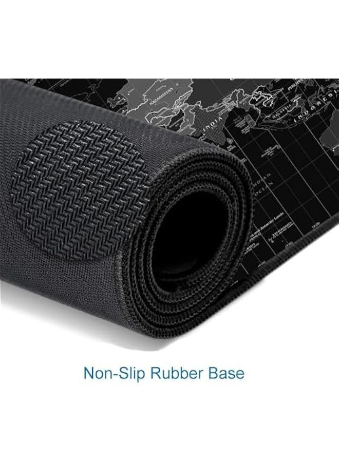 Large Gaming Mouse Pad with Stitched Edges, Non-Slip Rubber Base Desk Pad for Laptop, Office, Home, 80X30 CM - Image 4
