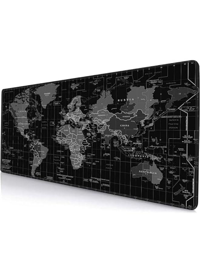 Large Gaming Mouse Pad with Stitched Edges, Non-Slip Rubber Base Desk Pad for Laptop, Office, Home, 80X30 CM - Image 1