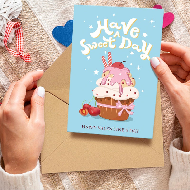 Obbyidk Funny Coworker Valentine'S Day Card Set  Assorted Valentines Cards For Boss Colleague Employee  4 X 6 In(6 Designs  24 Cards With Envelopes) - Image 5