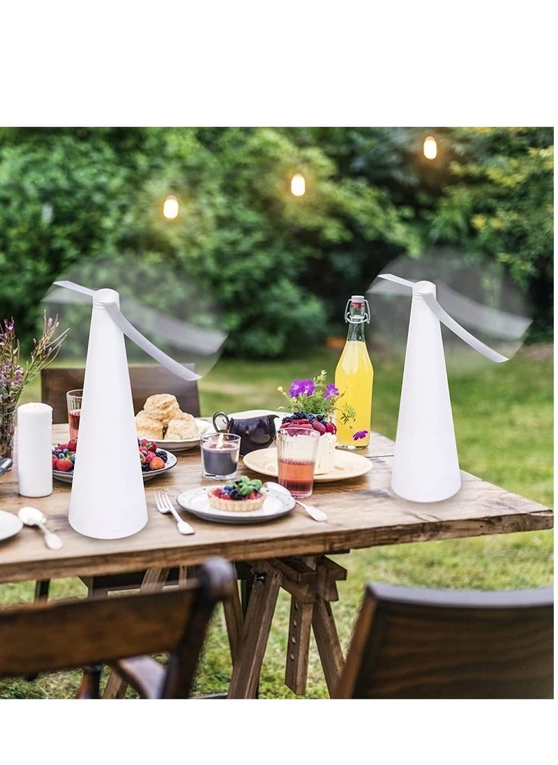 Y&D Repellent Fan, Portable Table Fly, Lightweight, Durable and Odor-Free Keep Flies, Picnic Fans for Indoor Bugs Away from Your Food Enjoy Outdoor Meal  - Image 2