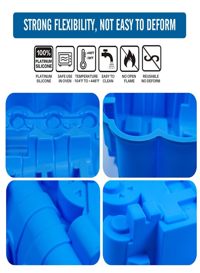 PhantomSky Locomotive Train Silicone Cake Pan Non-Stick Cake Mold Cake Baking Tray Pizza Tray Baking pan, Cartoon Creative Cake Decorating Tools Baking Mold for DIY Birthday Party Cake, Bread - Image 4