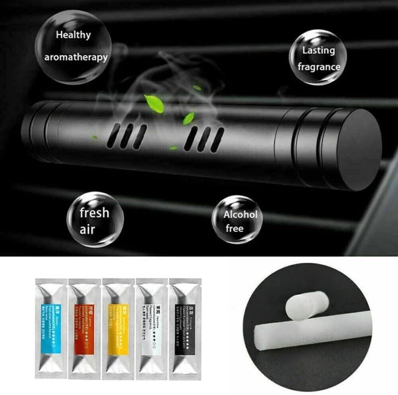 Cldaisy 5Pcs Colorful Refill Sticks for Car Air Fresheners - Essential Oil Diffuser Cores - Image 5
