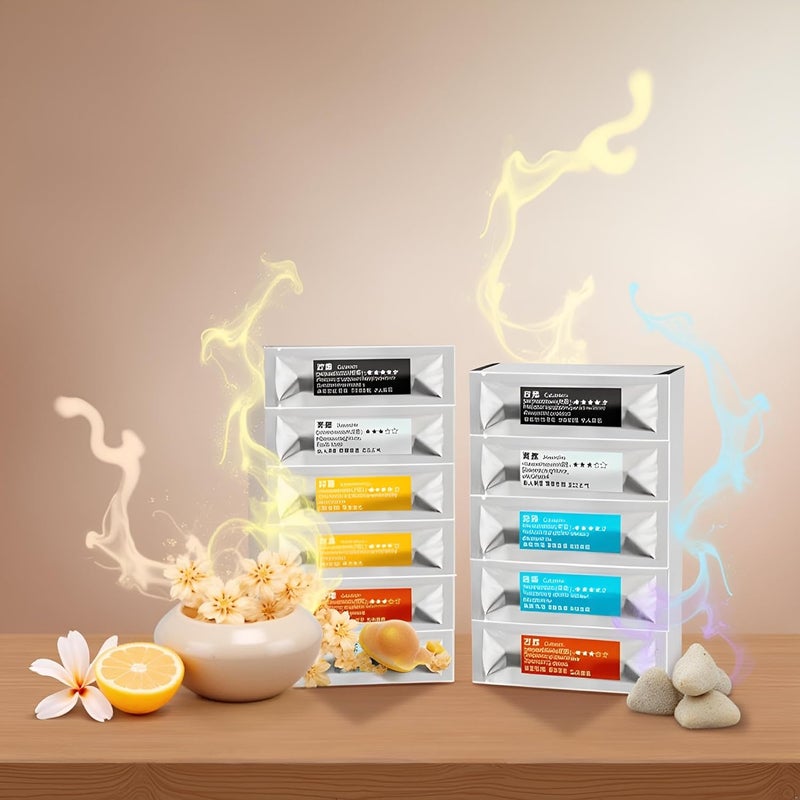 Cldaisy 5Pcs Colorful Refill Sticks for Car Air Fresheners - Essential Oil Diffuser Cores - Image 2