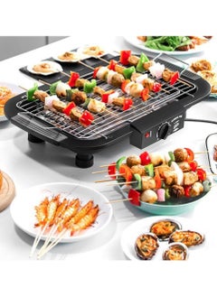 BBQ Portable Electric Smokeless Barbecue 2000W High Power Grill Indoor BBQ Grilling Table with 5 Adjustable Temperature fit Home Dinner Camping Travel Hiking  - Image 2