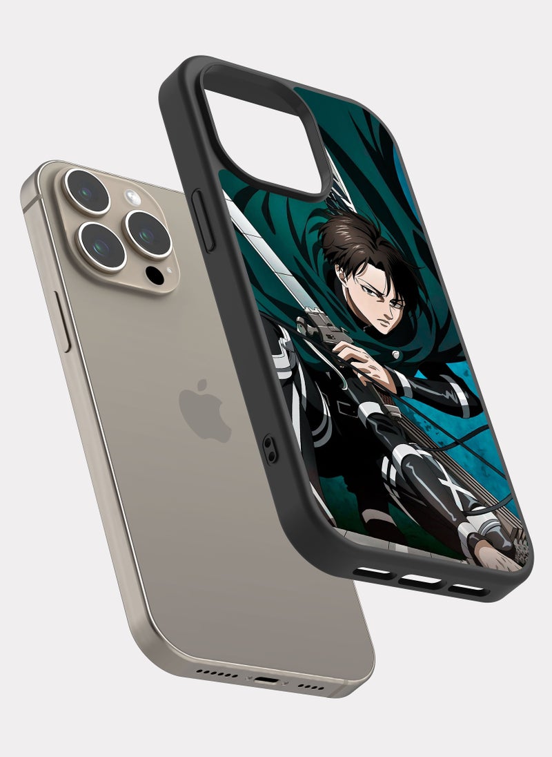 بكسلات كفر ايفون 15 برو ماكس ليفاي هجوم العمالقة اخضر - Image 2