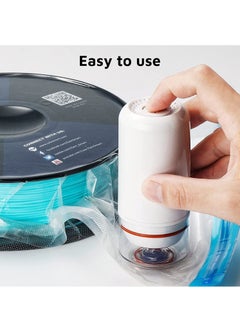 Excefore Vacuum Storage Bag Pump, Portable Mini Electric Air Pump Battery Powered Non-Rechargeable Pump for Filament Bag Sealing  - Image 4