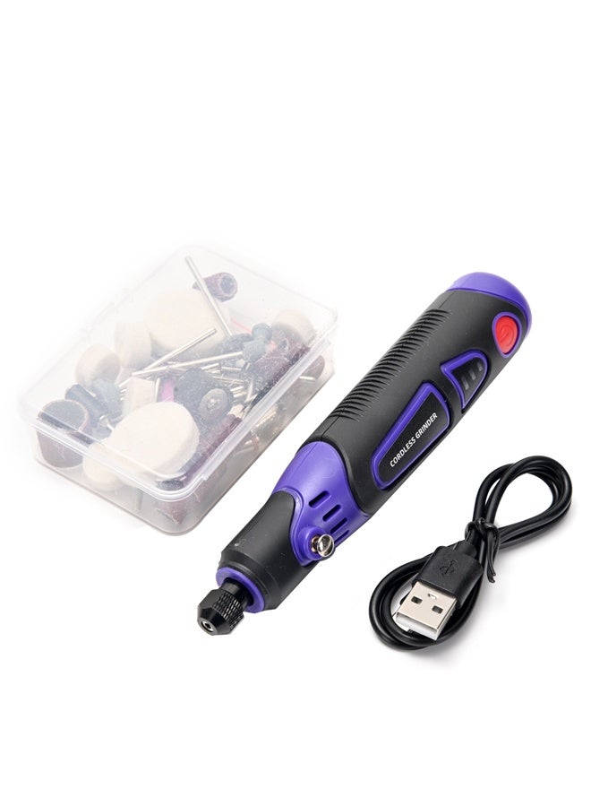 3.6V Cordless Rotary Tool - Mini Electric Drill Grinder Kit, 3 Speed Variable 17000 RPM, USB Type-C Charging Cable, Multi Tool Accessories Set for Sanding, Grinding, Polishing and Cutting - Image 1