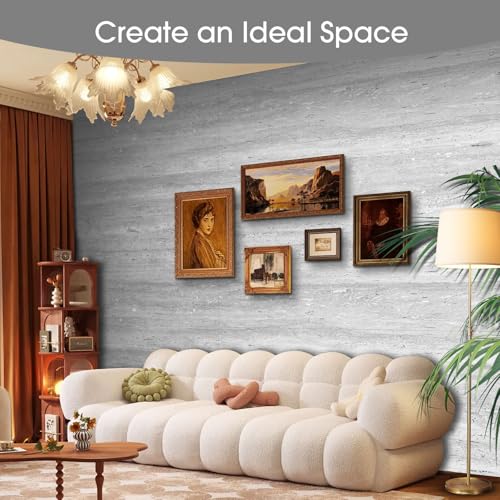 LARWORKS Natural Flexible Soft Stone Wall Panel, 20-Pack, 37.75 Sq Ft Coverage, Flexible & Bendable Exterior Wall Panels - Textured Stone Siding for Interior & Outdoor Use - Gray - Image 4