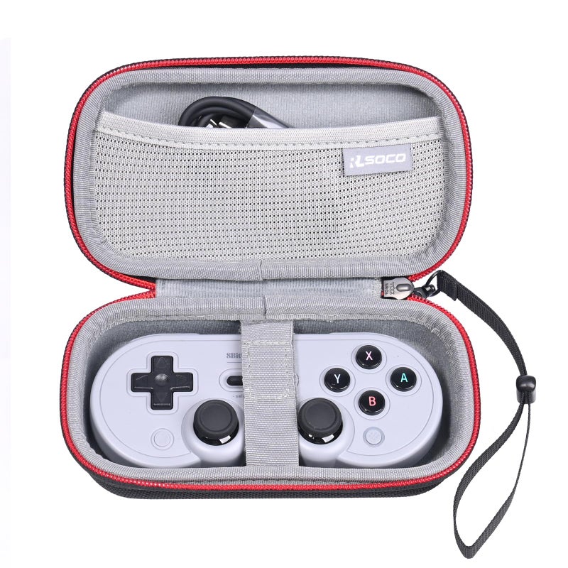 RLSOCO Carrying Case for 8Bitdo SN30 Pro/M30/Micro Bluetooth Controller & GENKI x 8BitDo PocketPro Portable Wireless Game Controller (Case Only) - Image 1