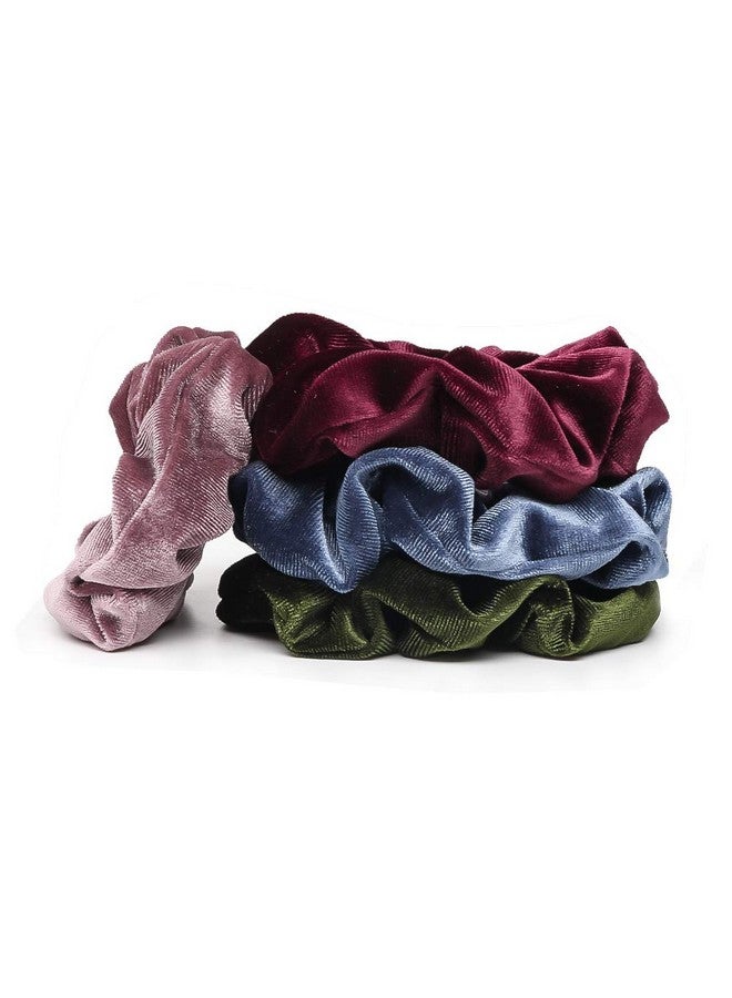 Ivyu Velvet Scrunchies With Pocket Zipper Hair Ties for Women Big Vsco Girl Stuff Scrunchy Hidden Hair Scrunchie Ponytail Holder Elastic Bands Gift for Friend - Image 3