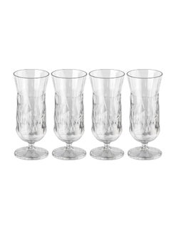 Koziol Koziol Hurricane Glass Transparent Club No 17 480ml, Polycarbonate (Pack of 4)  - Image 1
