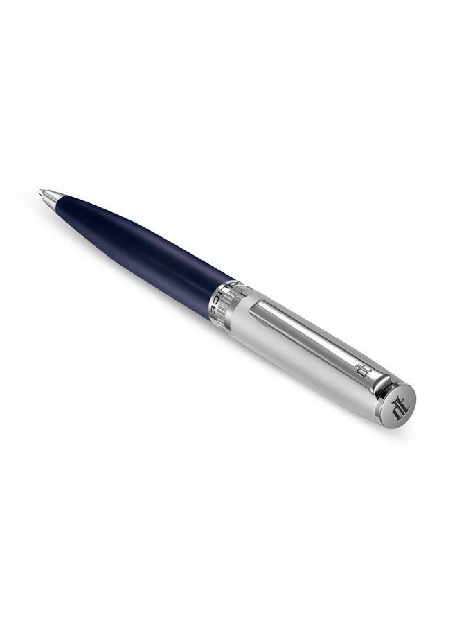 POLICE Vivaldi Stainless Steel Trims Twist Ballpoint Pen for Men, Blue Ink - Image 3
