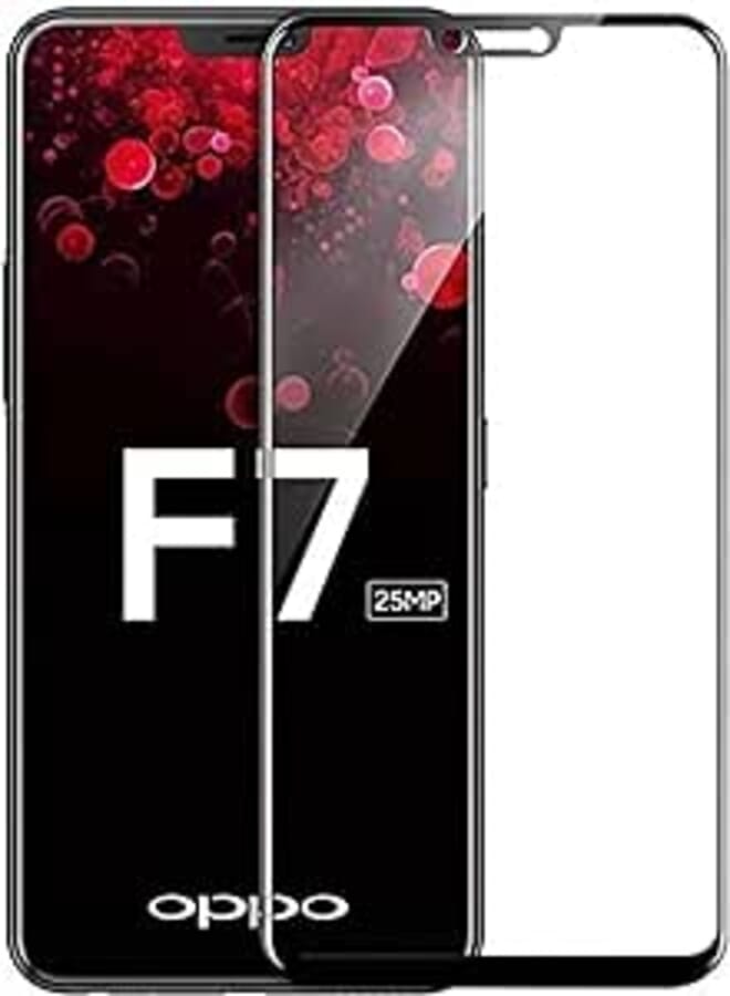 OR Other Oppo F7 Glass 5D Screen Protector - Black