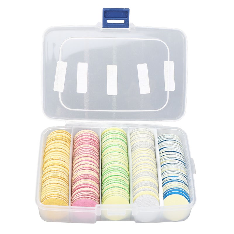 200 Pcs Foot File Sandpaper Discs for Callus Remover 25mm Reusable Replaceable Nail Buffer Discs - Image 5