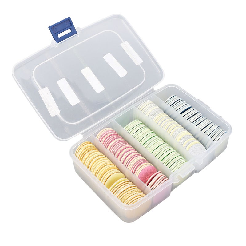 200 Pcs Foot File Sandpaper Discs for Callus Remover 25mm Reusable Replaceable Nail Buffer Discs - Image 1