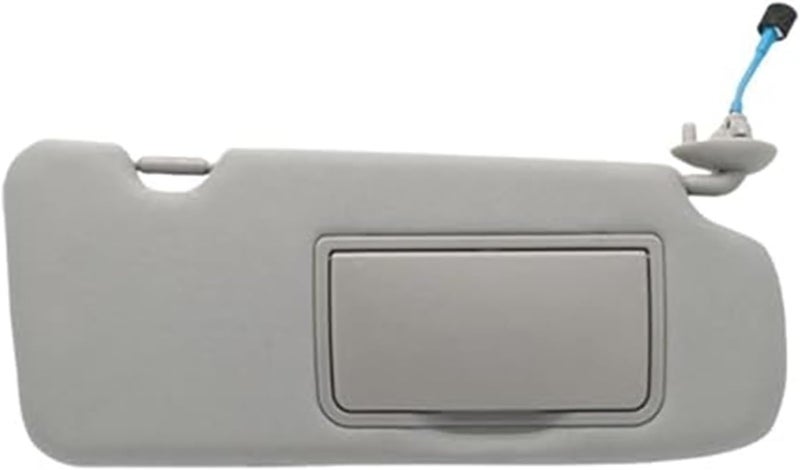 DEMULAX Grey Right Side Sun Visor with Makeup Mirror