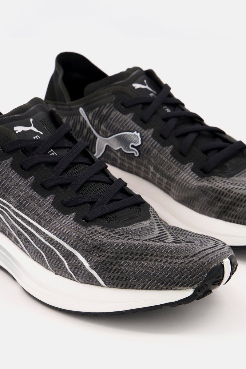 PUMA Women Lace Up Sport Shoes Electrify Nitro, Black - Image 3
