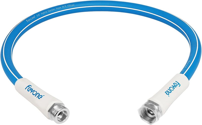 FEVONE Garden Leader Hose 3 ft., Lightweight Hybrid Water Hose, Flexible and Durable, Leak-Free Connections - Image 1