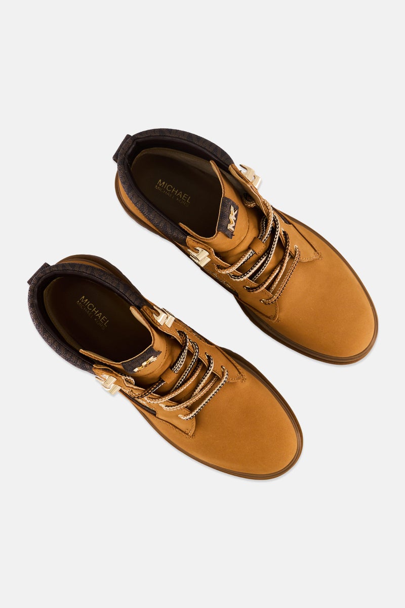 Michael Kors Women Medium Turner Ankle Boots, Tan  - Image 4