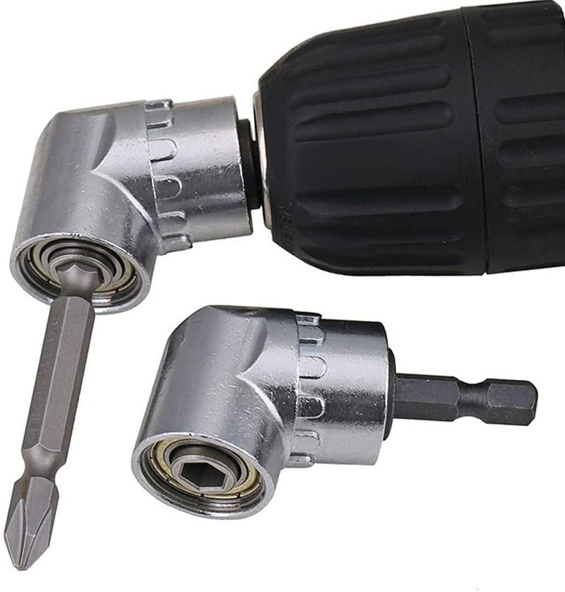 Inditrust 105 Degree Right Angle Drill Attachment Driver Drill Machine & Power Screwdriver Converter Attachment Drill Adaptor With ¼” Hex Shank Quick Change Drive, Magnetic Bit Holder - Image 5