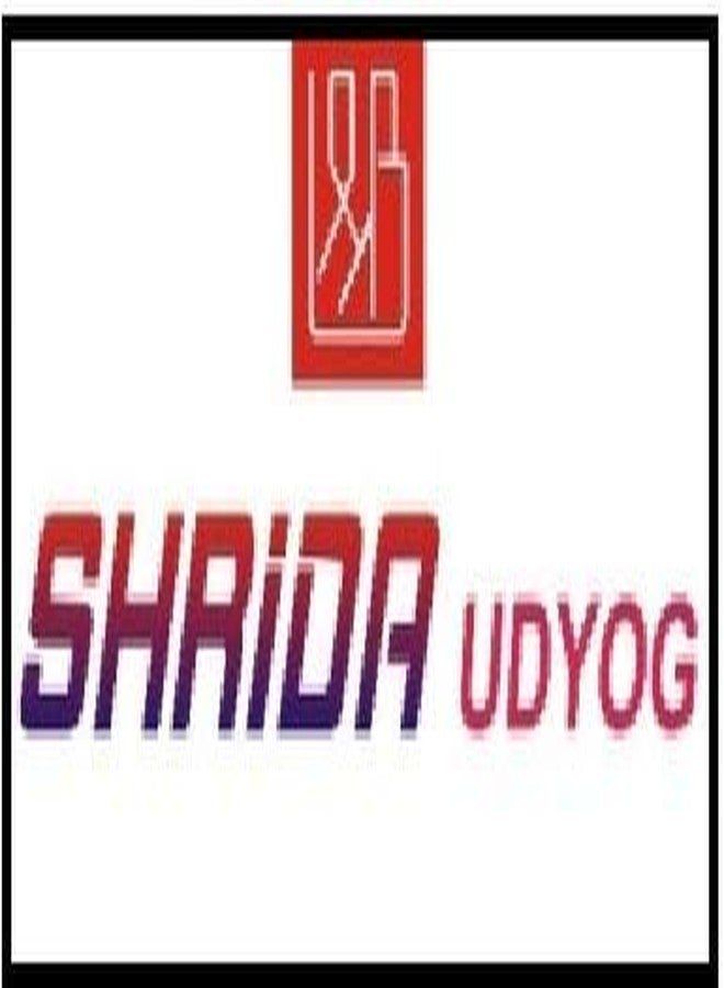 Shrida Udyog طقم مقبض قفل باب شريدا مع جسم القفل و3 مفاتيح/قفل باب رئيسي/طقم قفل باب غرفة نوم/أقفال للمنزل (تشطيب ستانلس ستيل، هلال (510)) - Image 5