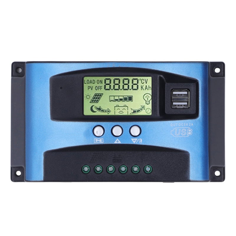 MPPT Solar Photovoltaic Charging Controller Automatic LCD Solar PV Charge Controller 40A 12V 24V - Image 1