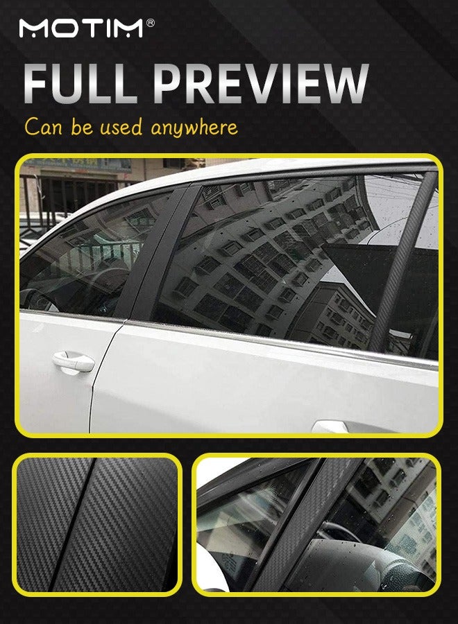 Motim 3D Carbon Fiber Film Vinyl Wrap Car Sticker 152*30 CM, Car Interior Detailing Wrap Protective Stickers Tape, DIY Wrap Papers for Automotive Interior Exterior Decoration - Image 3