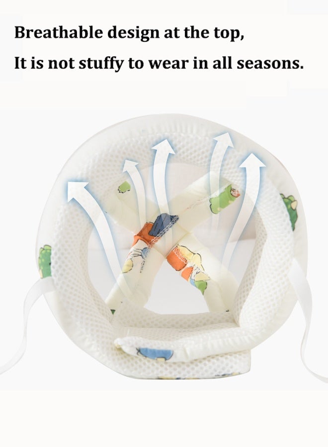 Baby Safety Helmet Baby toddler anti-fall hat Children's head protection hat Anti-fall head protection hat Thick Adjustable size Lightweight and breathable Suitable for all seasons - Image 5